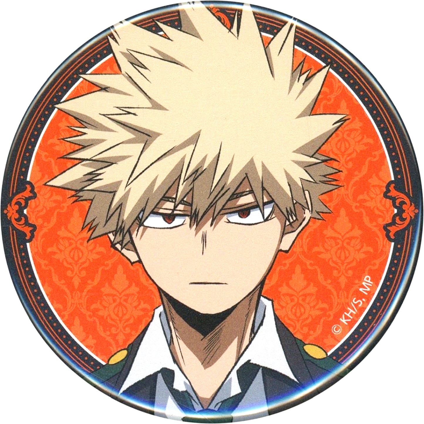 Katsuki Bakugo My Hero Academia Trading Button Greenish Costume Ver. [USED]