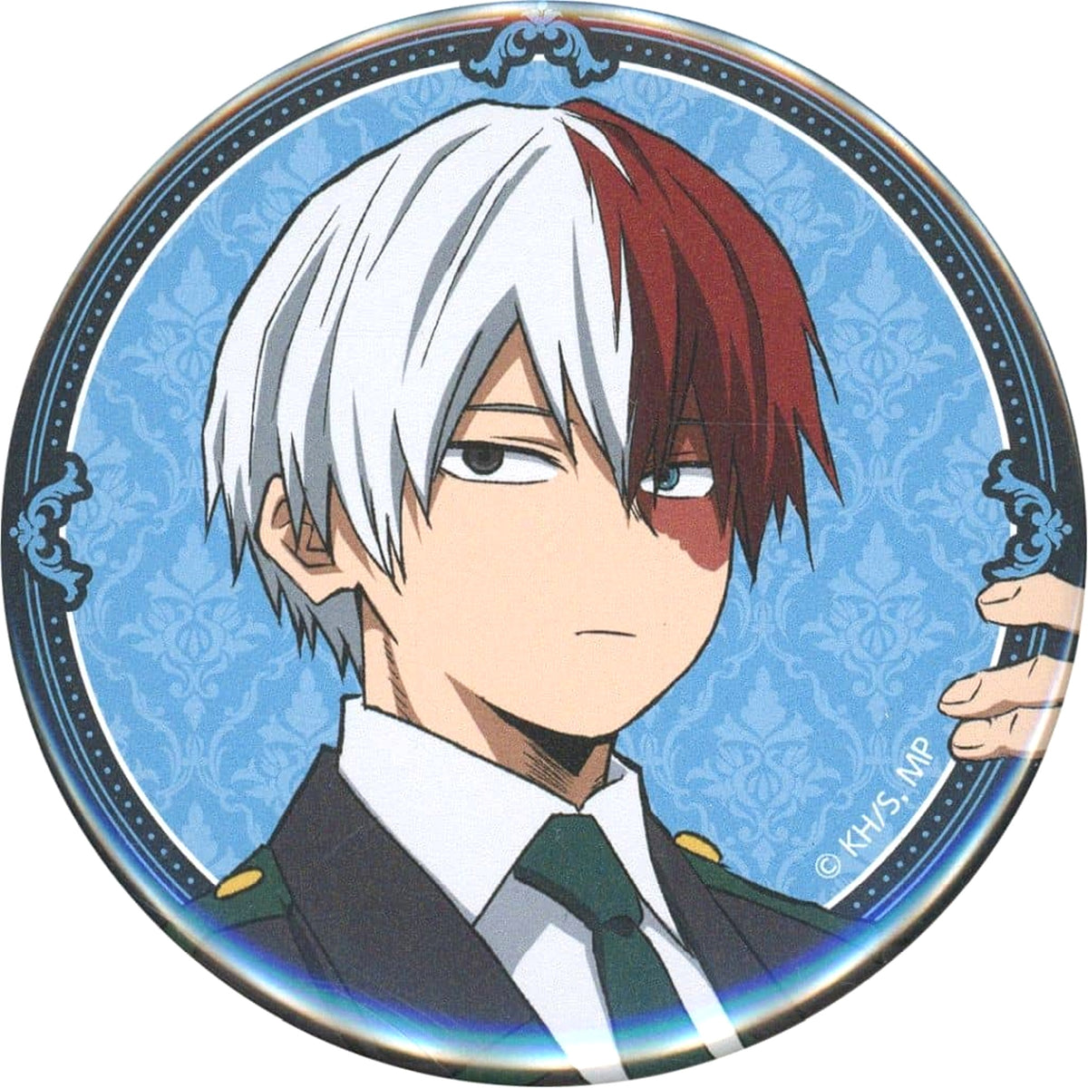 My Hero Academia Shoto Todoroki Trading Can Badge Greenish Costume Ver. Buttons [USED]