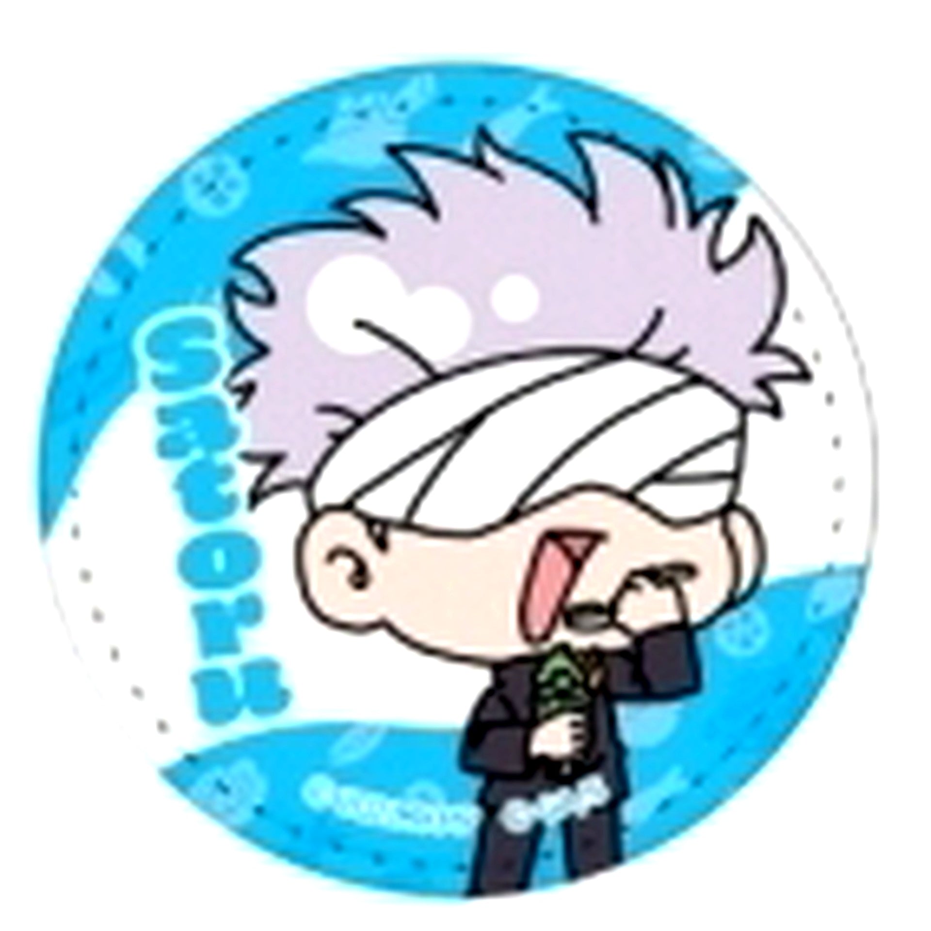 Satoru Gojo Jujutsu Kaisen 0 mochocho Trading Leather Badge Gourmet Ver. [USED]