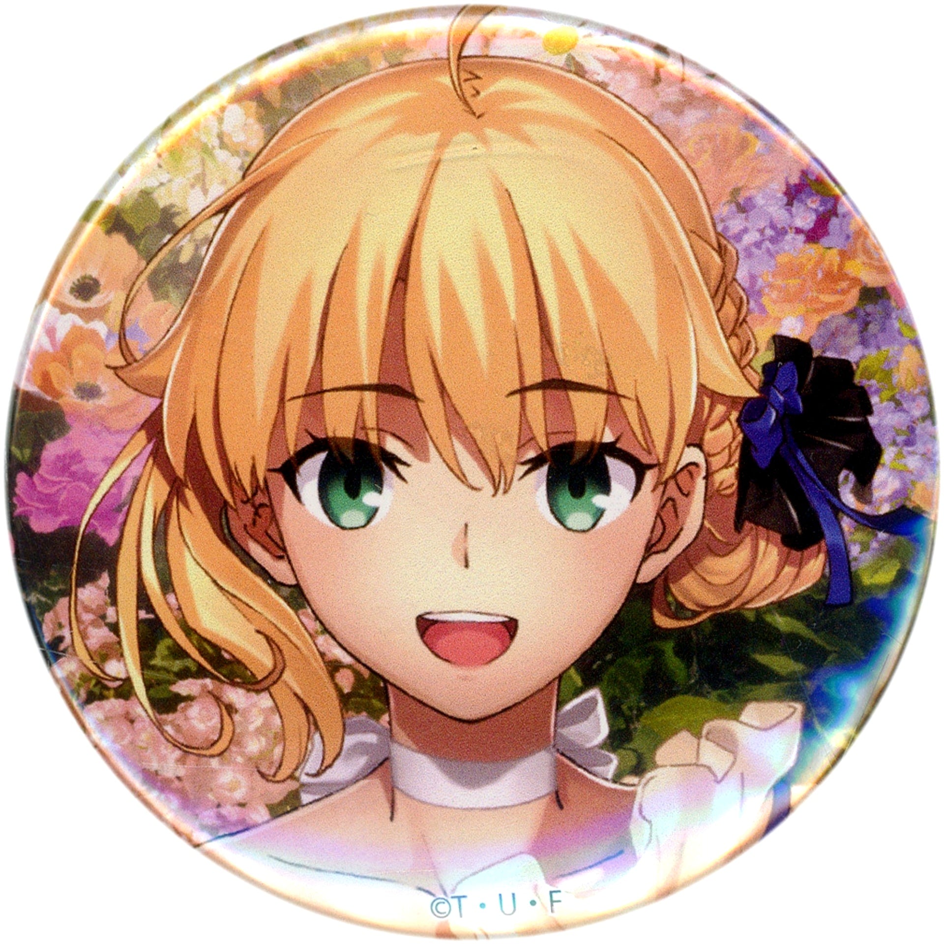 Saber Flower Stand Background Fate/stay night Random Button 20th Anniversary Concert [USED]
