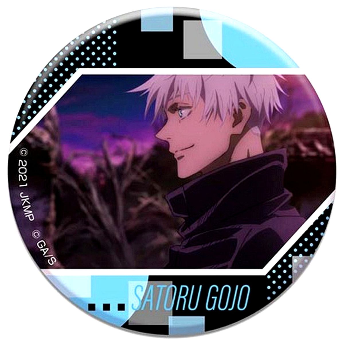 Satoru Gojo Jujutsu Kaisen 0 Theatrical Version I Can Button Box [USED]