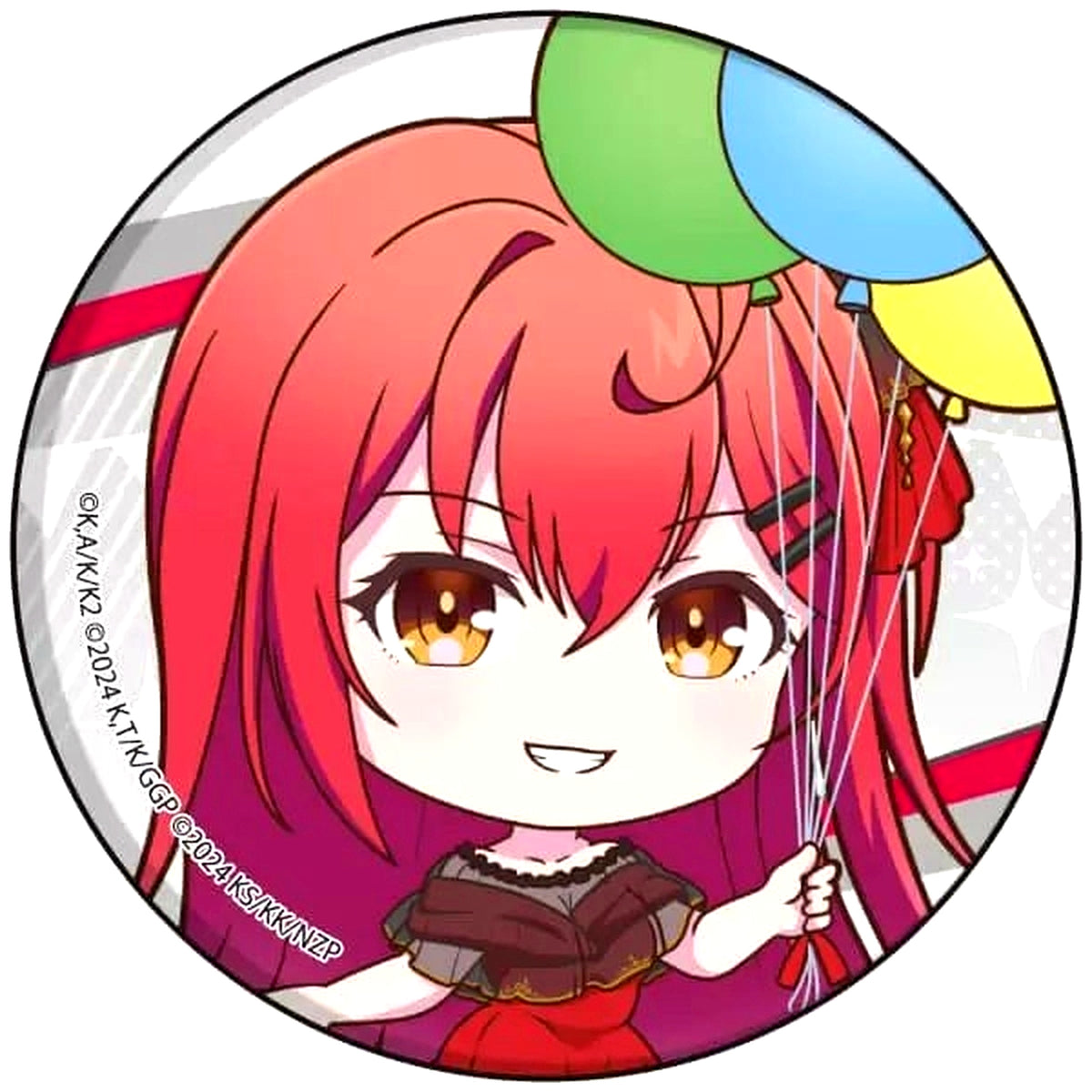 Dragon God Leoleshea Our Last Crusade or the Rise of a New World Season II x Gods' Games We Play x Why Does Nobody Remember Me in This World? Button No. 01 Mini Character Illustration [USED]