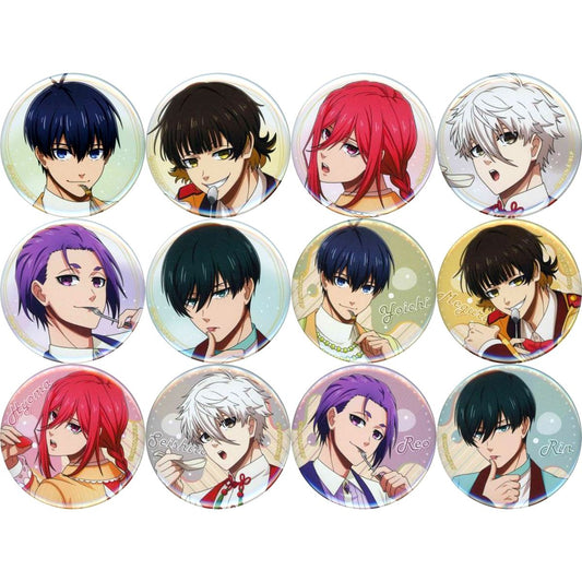 Set of 12 Blue Lock Trading Button Dolce Style [USED]