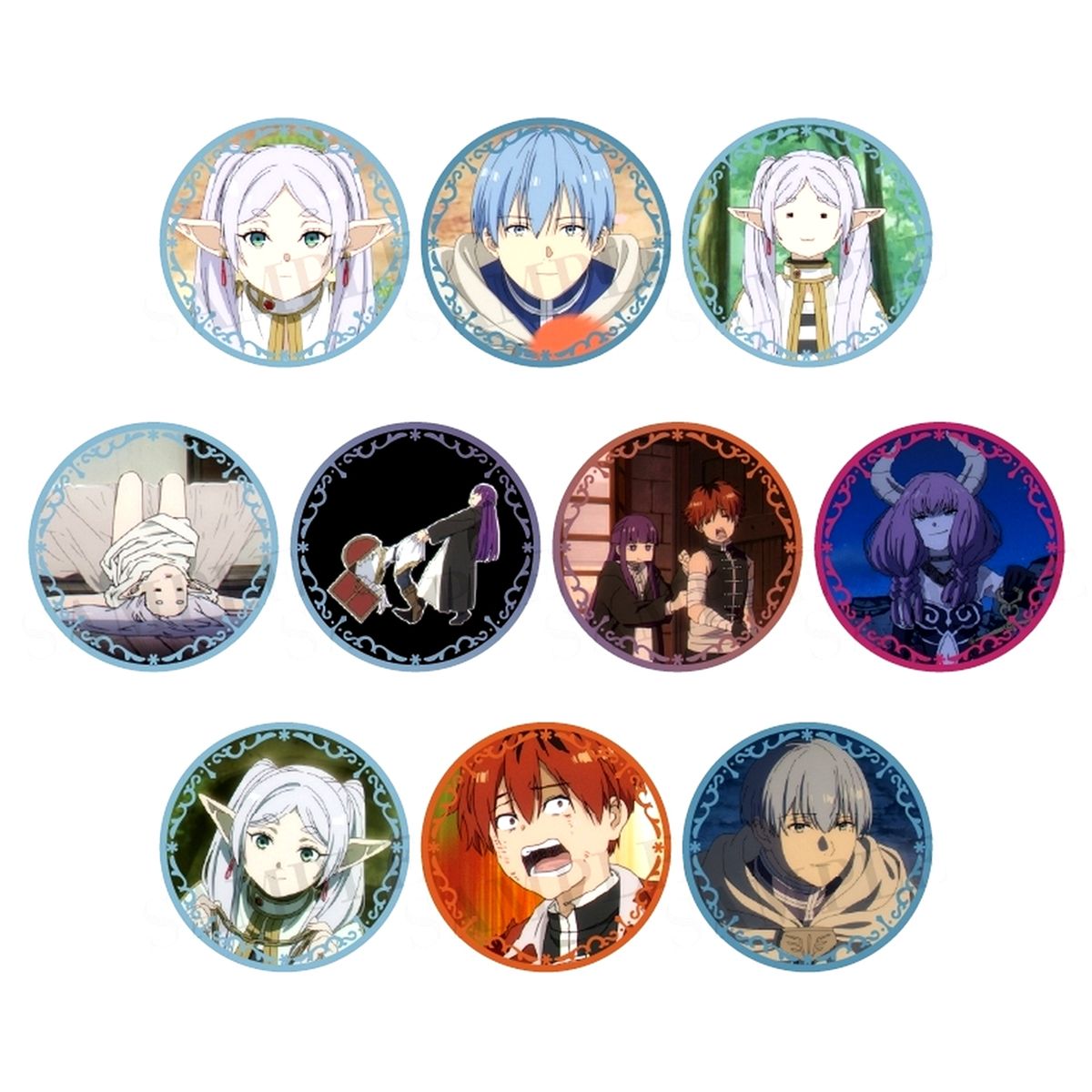 Set of 10 Frieren: Beyond Journey's End Trading Button vol.3 [USED]
