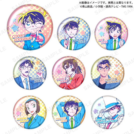 Set of 9 Detective Conan Capsule Button City Pop Ver. Vol. 2 [USED]