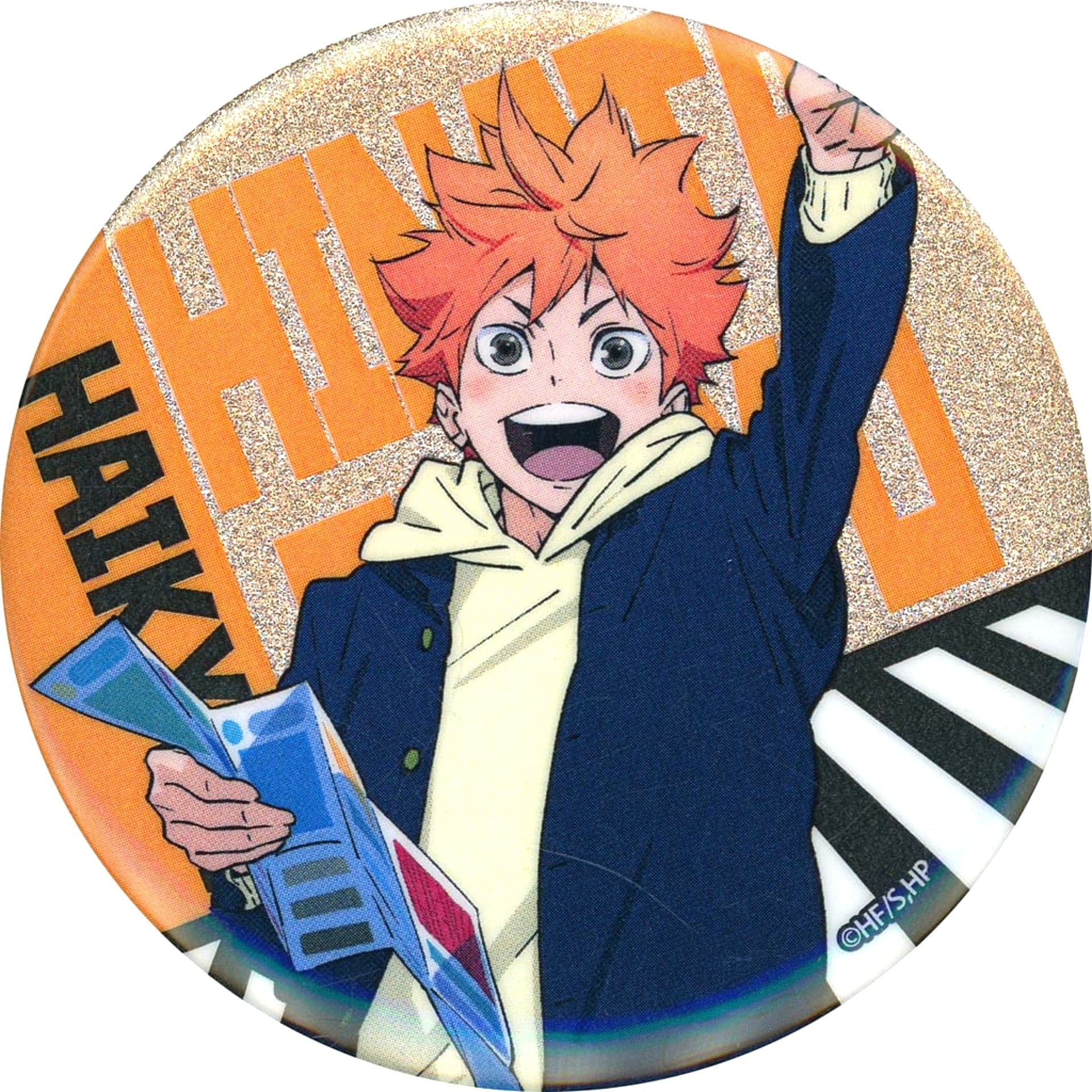 Shoyo Hinata Rare Tokyu Group x Haikyu!! Special Collaboration Trading Button Random Rare Included Tokyu!! Ver. [USED]
