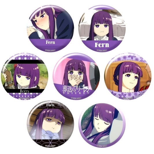 Set of 7 Fern Frieren: Beyond Journey's End Dake Can Button [USED]