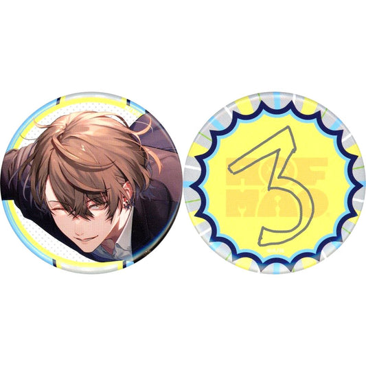 Kagami Hayato ROF-MAO Virtual YouTuber Nijisanji 3rd Anniversary Button Set [USED]