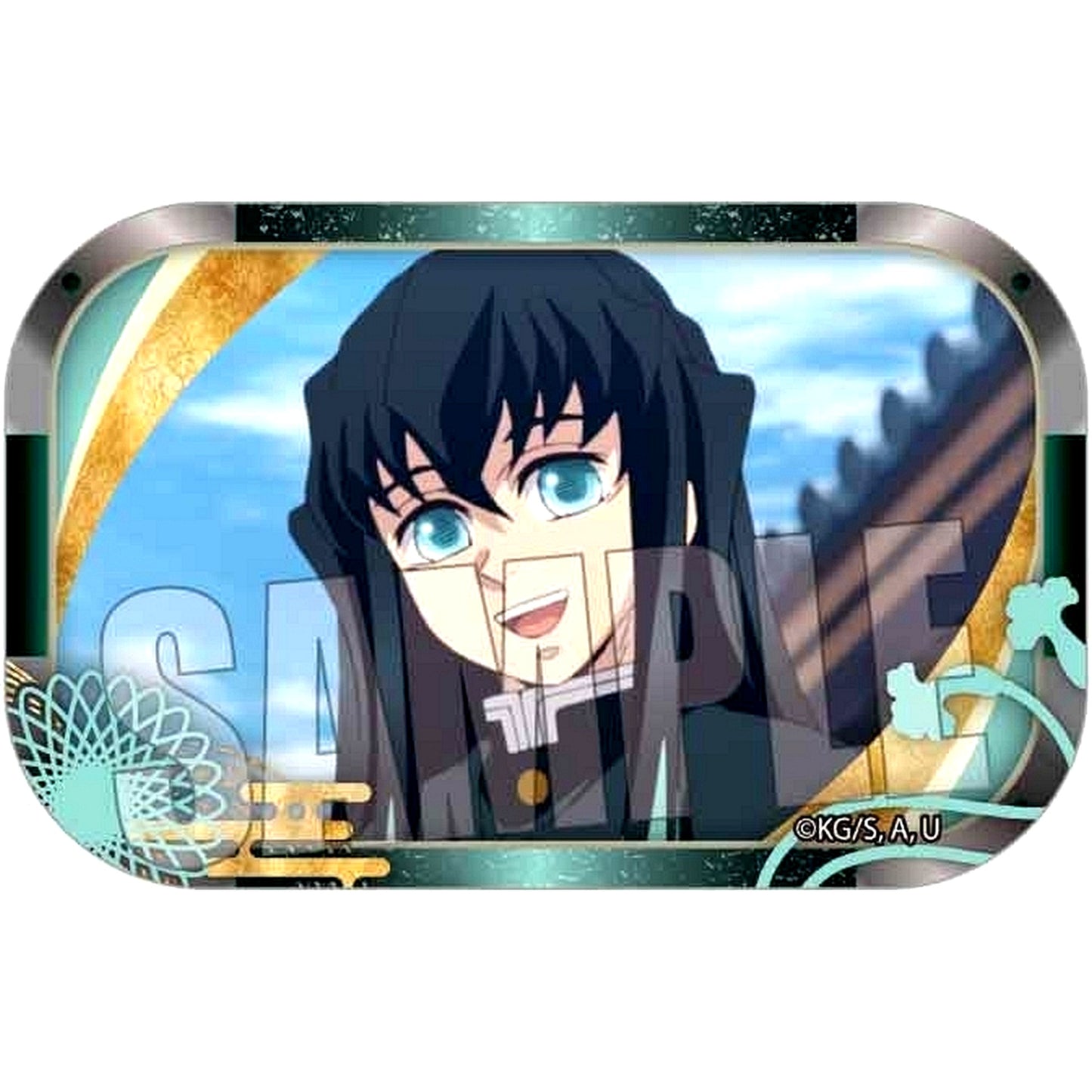 Muichiro Tokito Demon Slayer Kimetsu no Yaiba Hashira Training Arc Memories Square Button [USED]