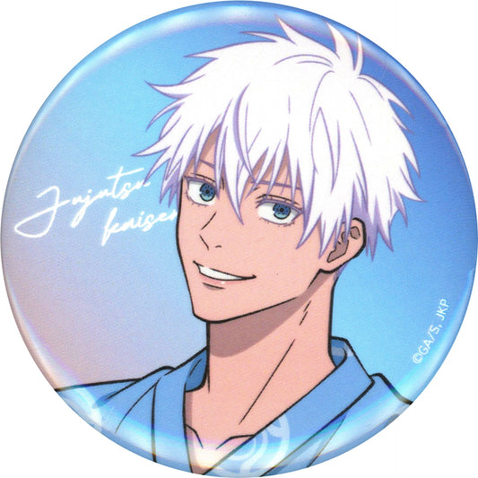 Satoru Gojo Normal Jujutsu Kaisen Trading Button Random Holo Gokurakuyu RAKU SPA Gokuraku Juju Yasumi 2 [USED]