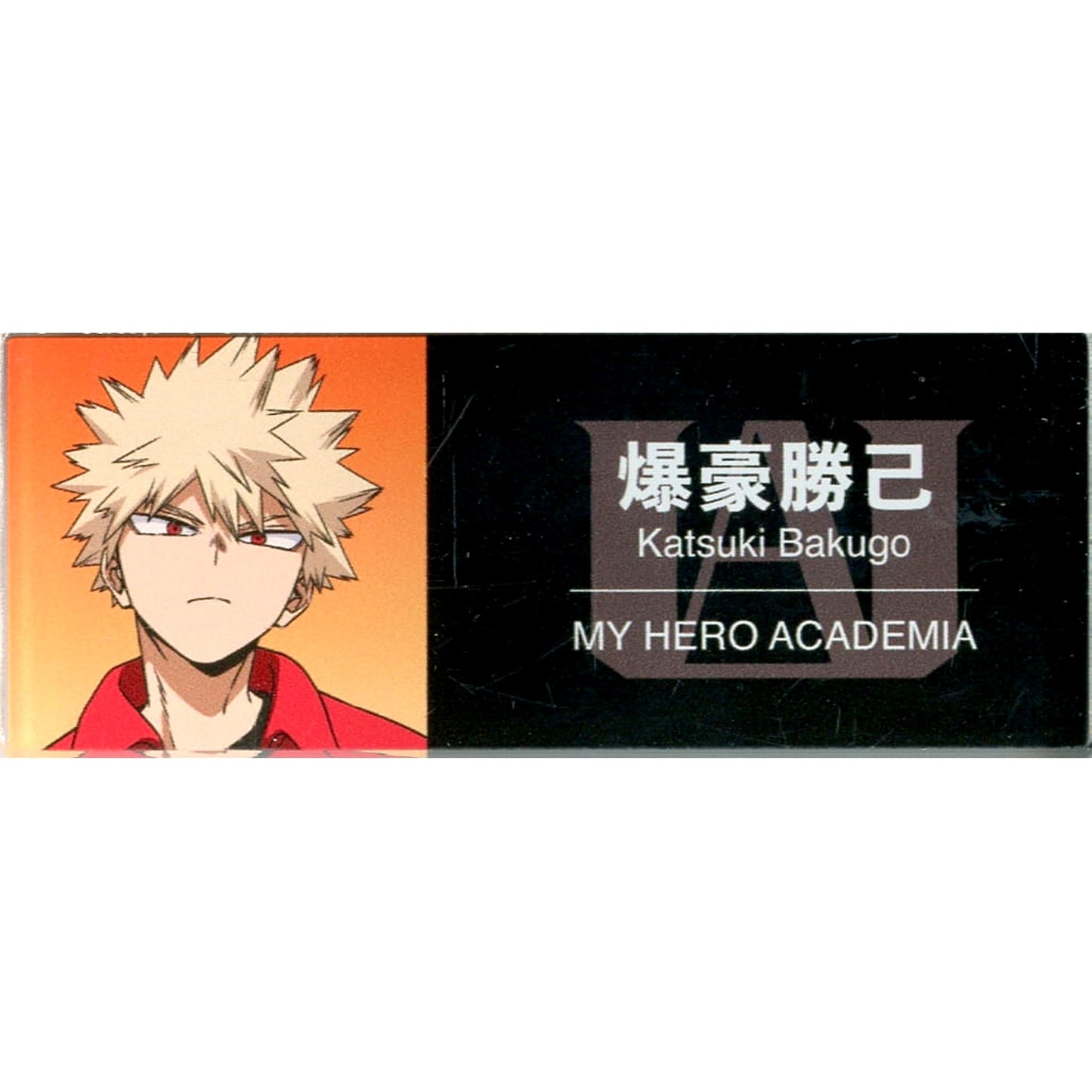 My Hero Academia Katsuki Bakugo Kanji Original Illustration Commemorative Photo Ver. Trading Acrylic Name Plates Red Tokyo Tower Limited Acrylic Item [USED]