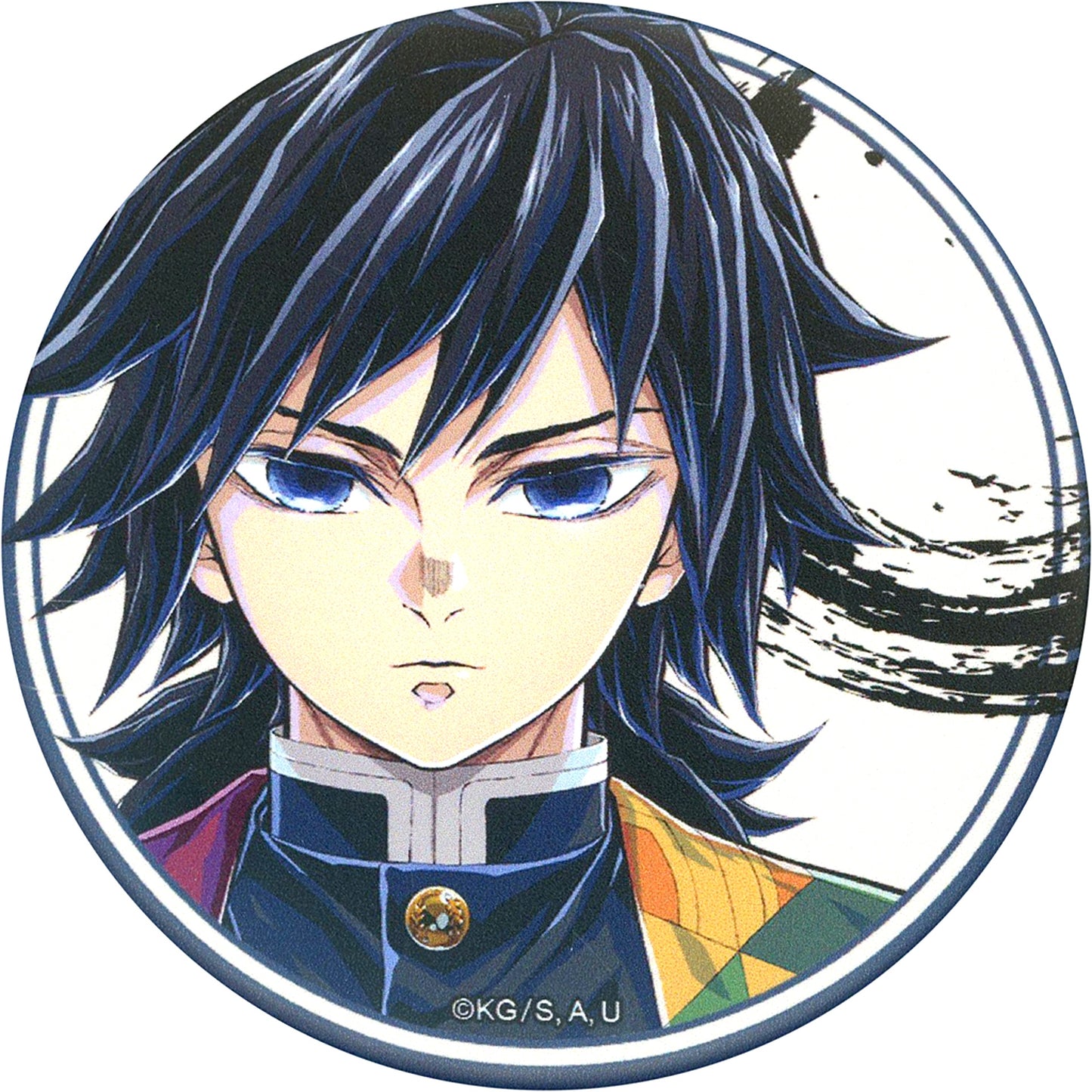 Giyu Tomioka Whole Face Demon Slayer: Kimetsu no Yaiba Hashira Exhibition -And to the Infinity Castle- Random Matte Button [USED]