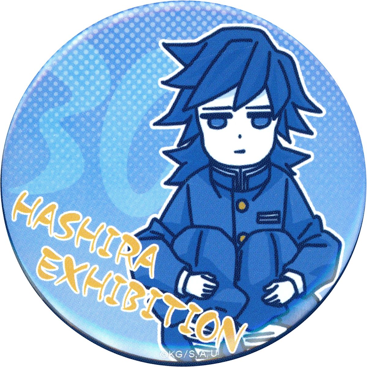 Giyu Tomioka Demon Slayer: Kimetsu no Yaiba Design 30 Hashira Hyakkei Emotional Button 40 Hashira Exhibition And to the Infinity Castle [USED]