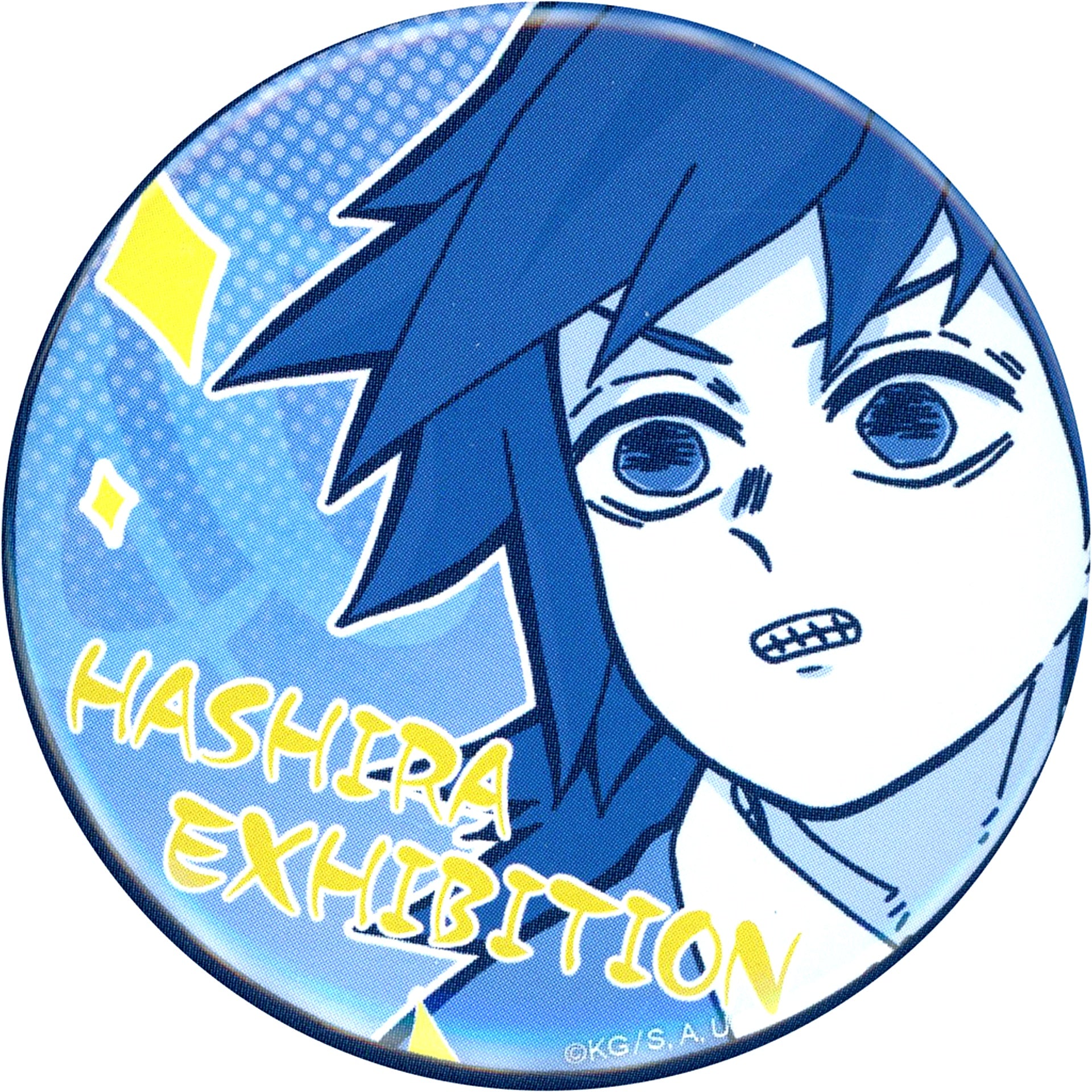 Giyu Tomioka Design 40 Anime Demon Slayer Hashira Exhibition And To The Infinity Castle 100 Views of Hashira Emotional Button 40 [USED]