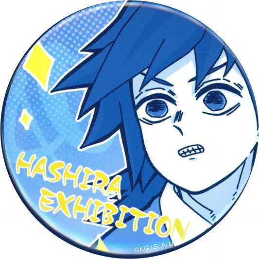 Giyu Tomioka Design 40 Anime Demon Slayer Hashira Exhibition And To The Infinity Castle 100 Views of Hashira Emotional Button 40 [USED]