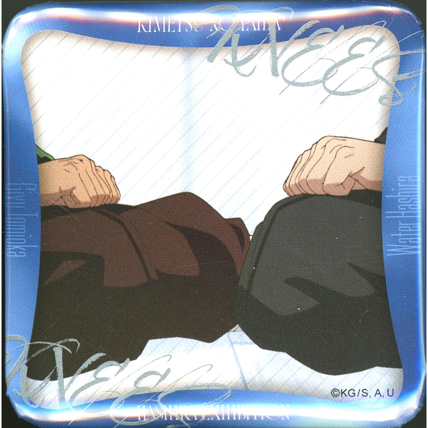 Giyu Tomioka Design 45 Anime Demon Slayer: Kimetsu no Yaiba Hashira Exhibition And to the Infinity Castle Hashira 100 Views Maniac Button 15 Giyu Tomioka [USED]