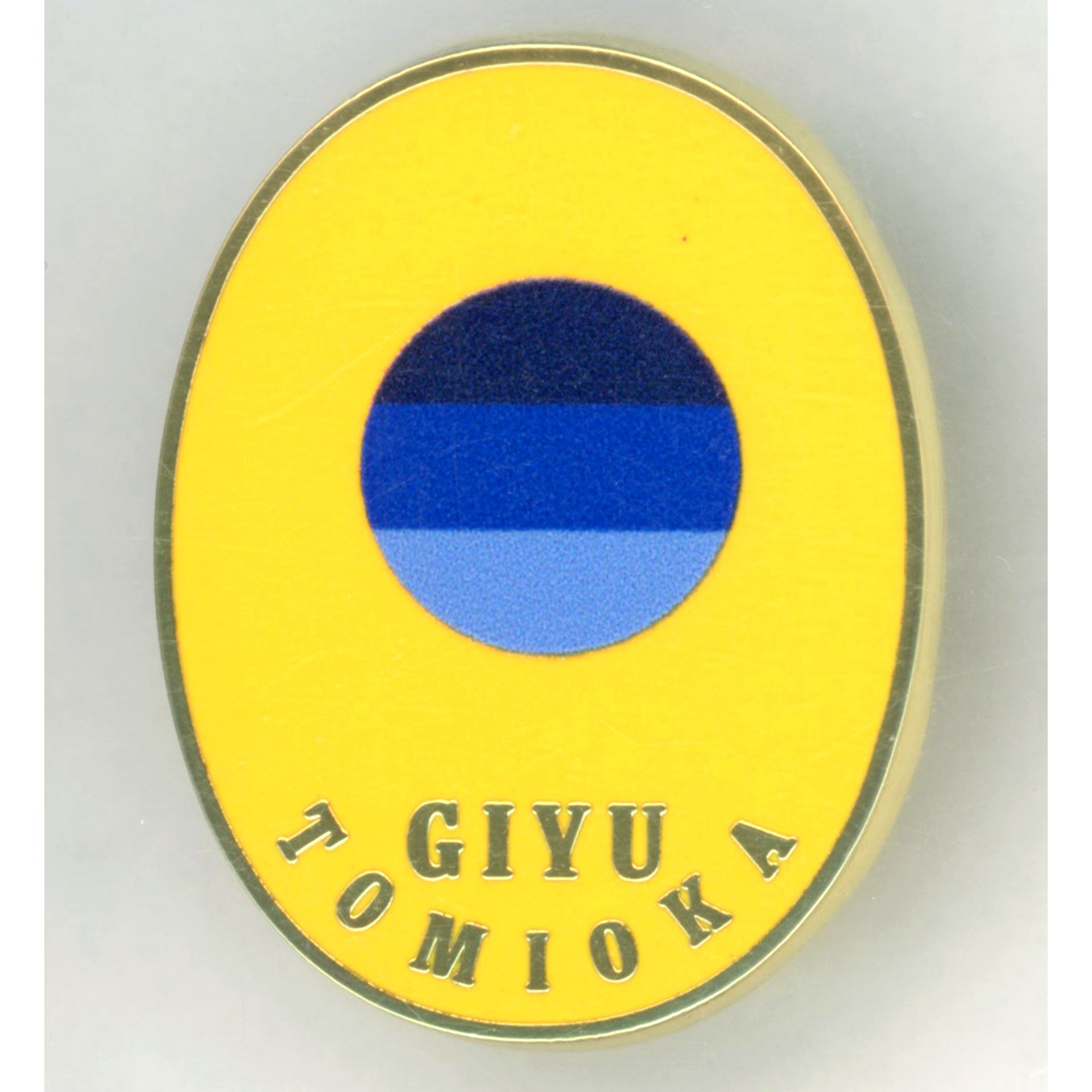 Giyu Tomioka Design 60 Anime Demon Slayer Hashira Exhibition And To The Infinity Castle 100 Views of Hashira Collection Pins 15 [USED]