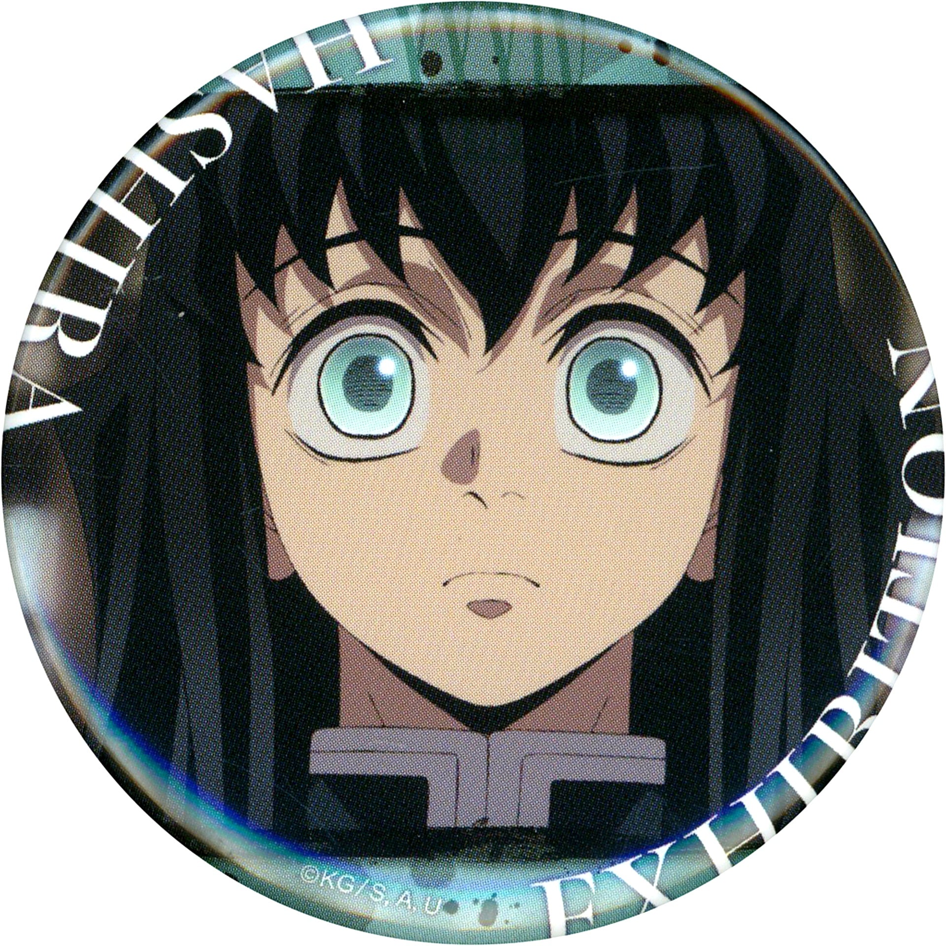 Muichiro Tokito Design 34 Demon Slayer: Kimetsu no Yaiba Hashira Exhibition -And to the Infinity Castle- Hashira 100 Views Emotional Button 40 [USED]