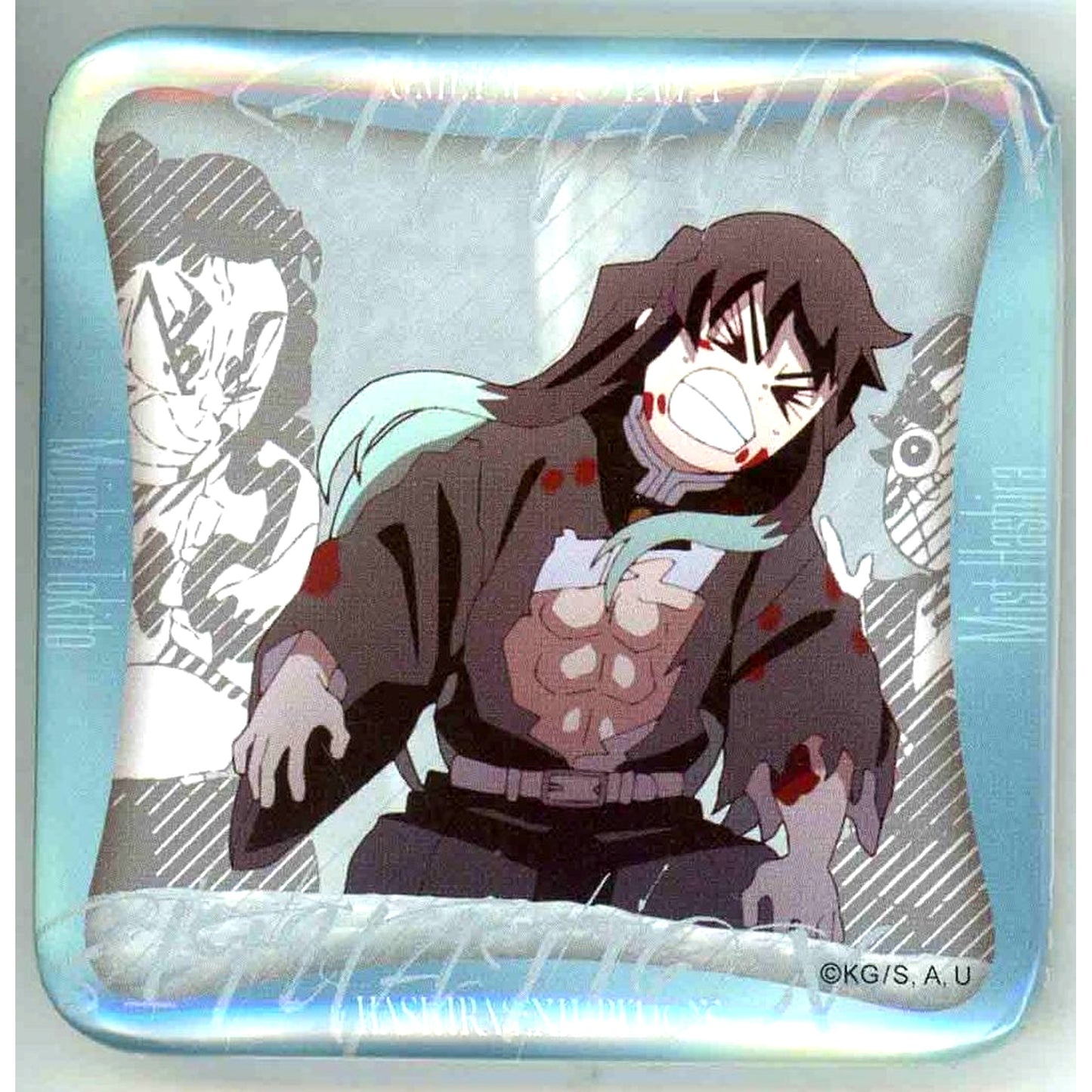 Muichiro Tokito Design 50 Anime Demon Slayer Hashira Exhibition And To The Infinity Castle 100 Views of Hashira Maniac Button 15 [USED]