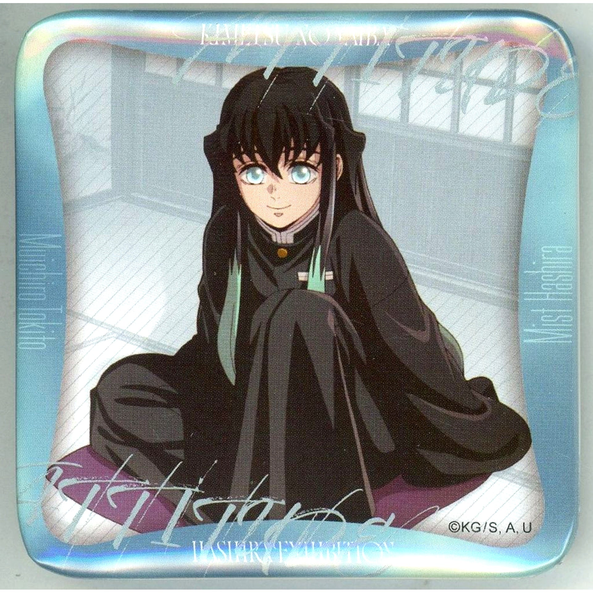 Muichiro Tokito Design 55 Anime Demon Slayer Hashira Exhibition And To The Infinity Castle 100 Views of Hashira Maniac Button 15 [USED]