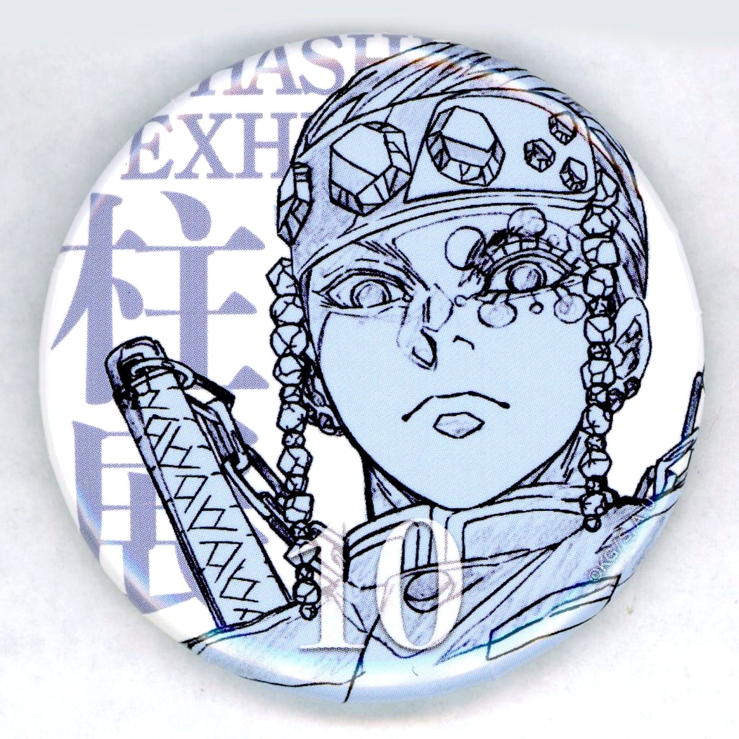 Tengen Uzui Design 10 Demon Slayer Anime Hashira Exhibition To the Infinity Castle Hashira 100 Views Emotional Button 40 [USED]