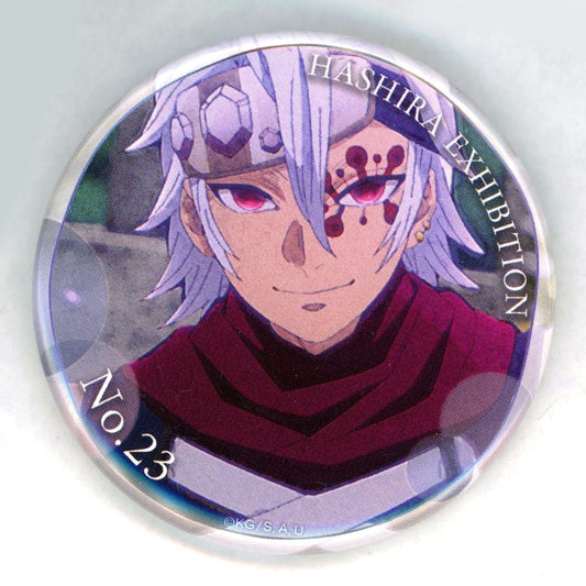 Tengen Uzui Demon Slayer: Kimetsu no Yaiba Hashira Exhibition And to the Infinity Castle Hashira Hyakkei Emotional Button 40 Design 23 [USED]