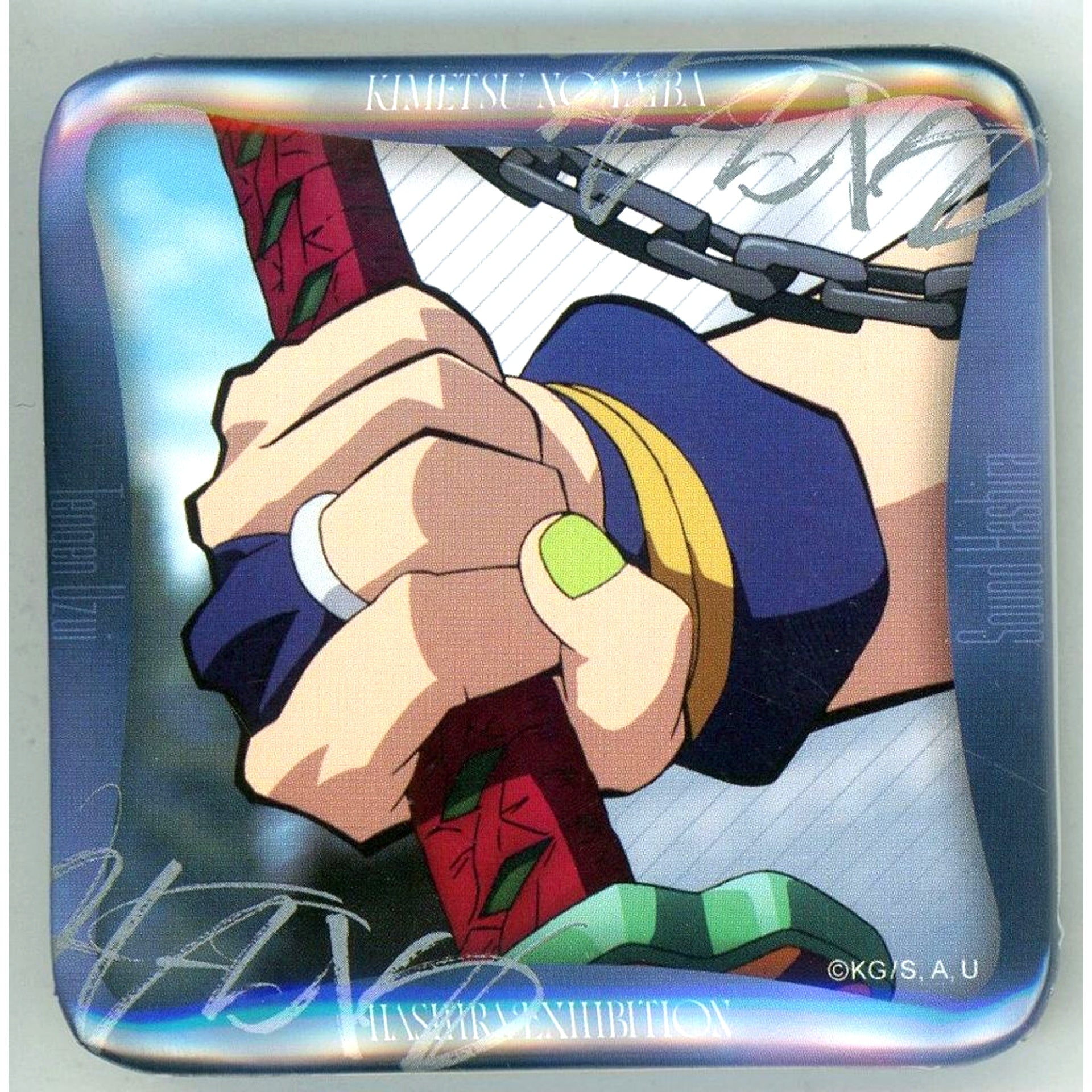 Tengen Uzui Design 42 Anime Demon Slayer Hashira Exhibition And To The Infinity Castle 100 Views of Hashira Maniac Button 15 [USED]