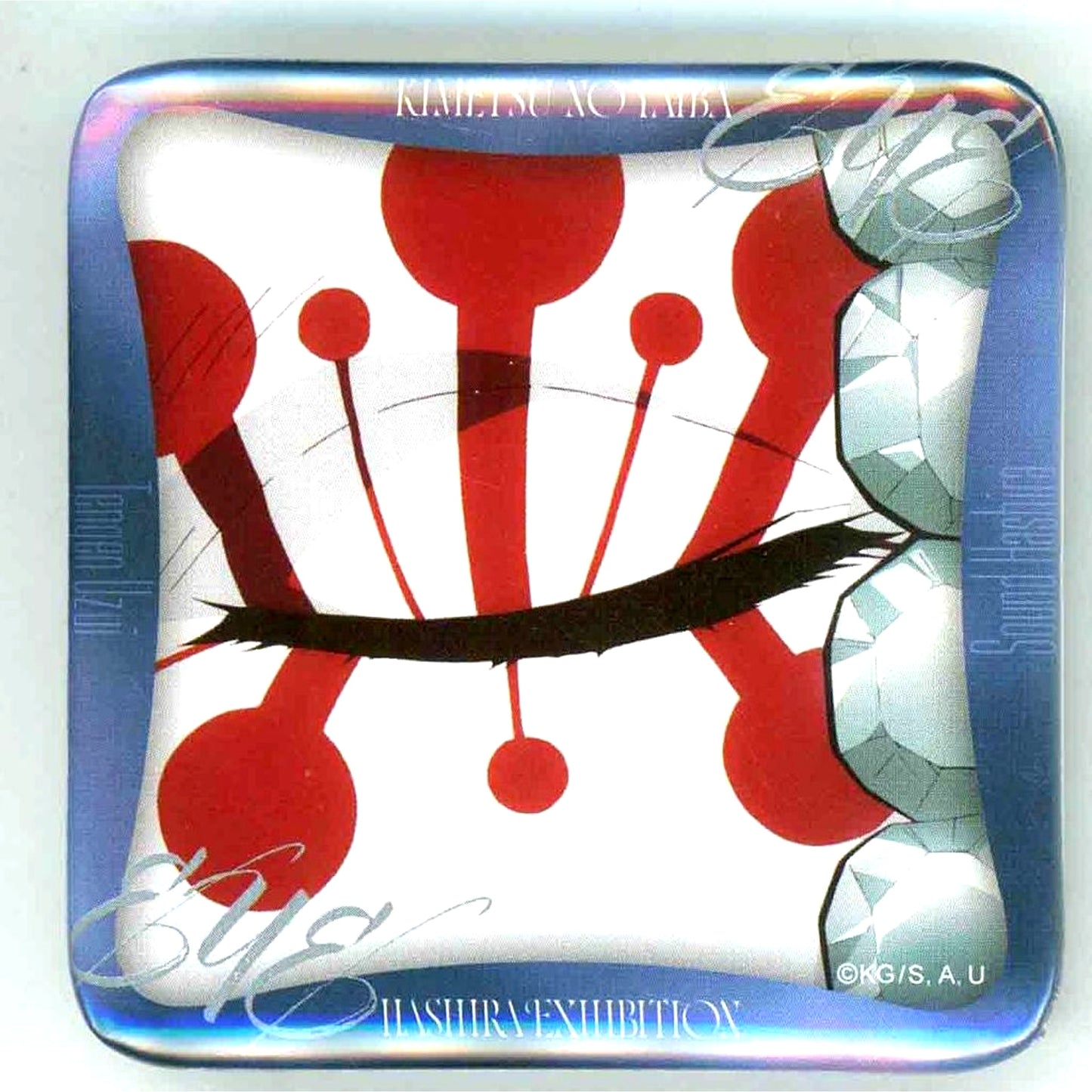Tengen Uzui Design 44 Demon Slayer Kimetsu no Yaiba Hashira Exhibition And to the Infinite Castle Hashira Hyakkei Maniac Button 15 [USED]