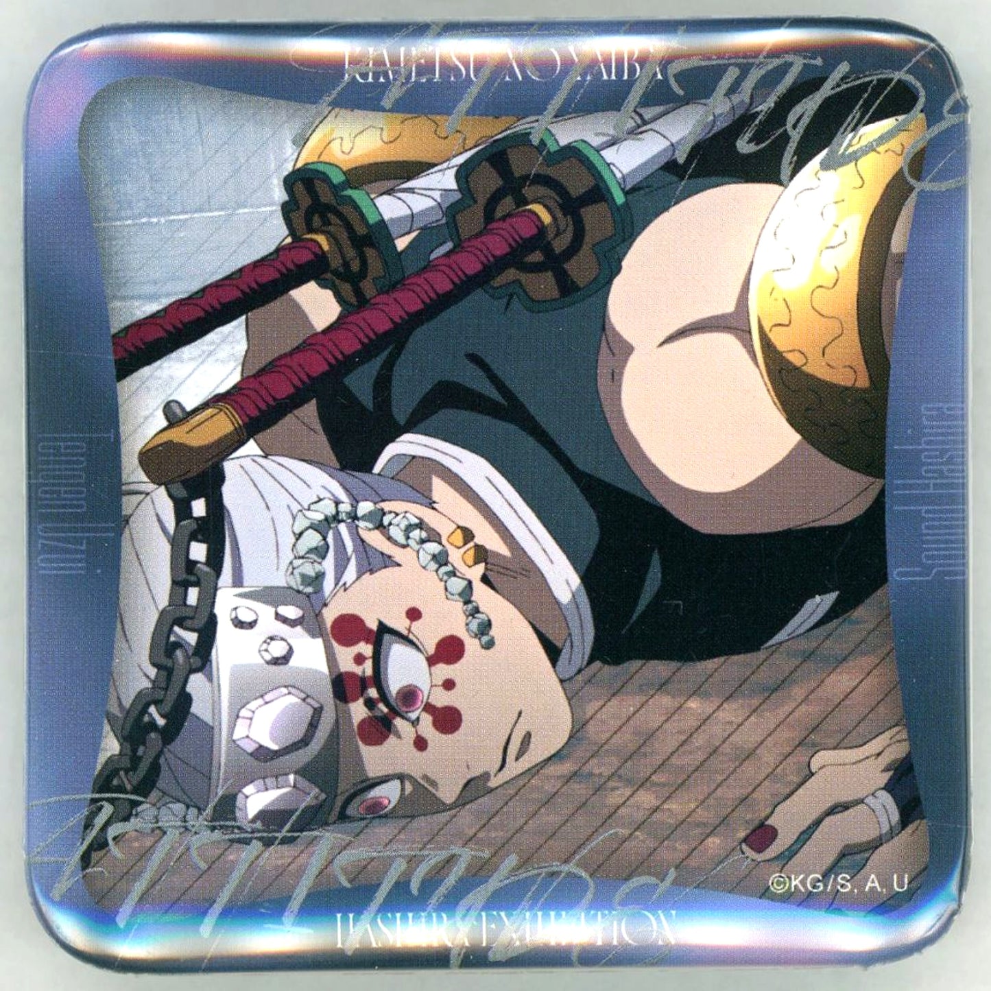 Tengen Uzui Design 46 Demon Slayer Anime Hashira Exhibition To the Infinity Castle Hashira 100 Views Maniac Button 15 [USED]