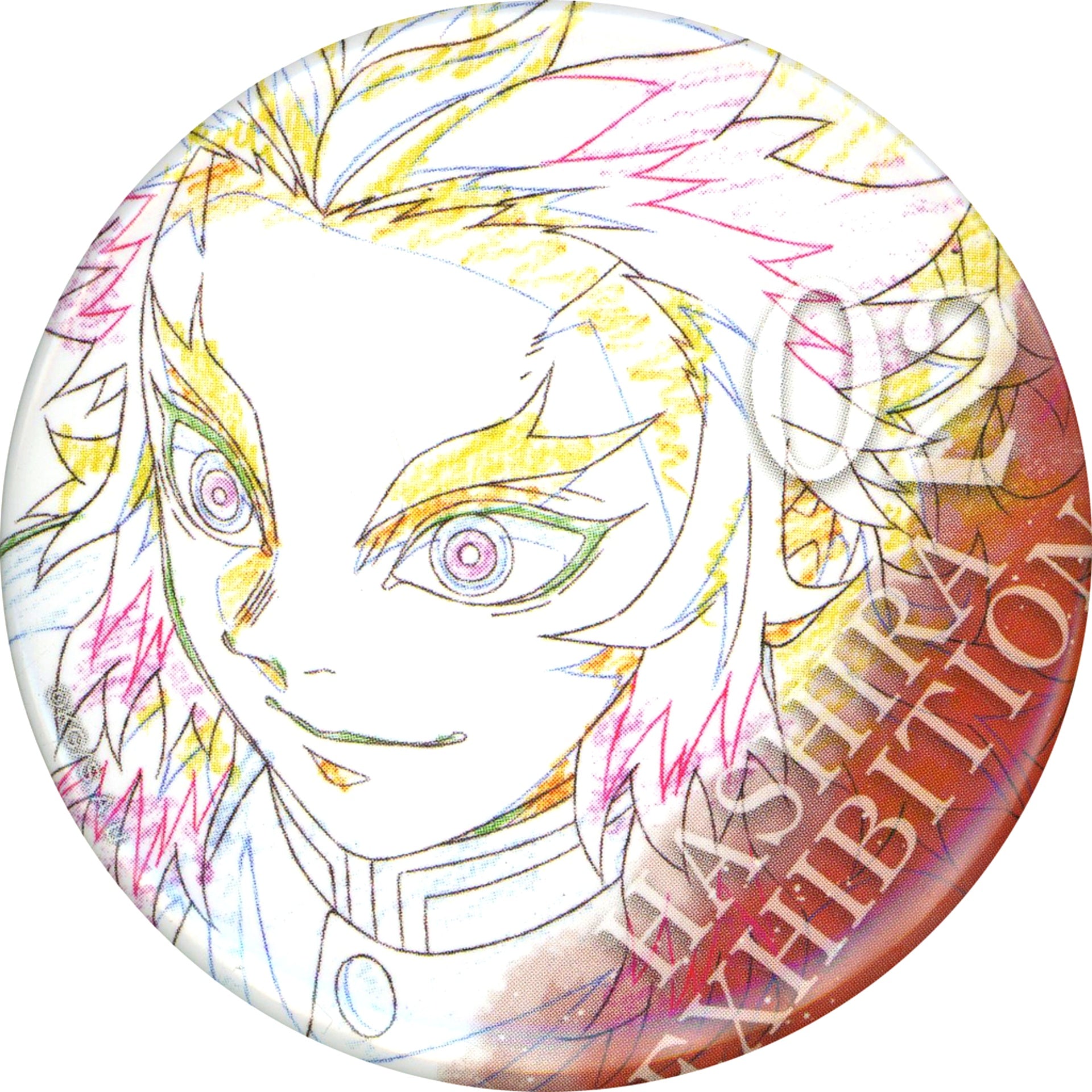 Kyojuro Rengoku Design 2 Demon Slayer: Kimetsu no Yaiba Hashira Exhibition Hashira Hyakkei Emotional Button 40 [USED]