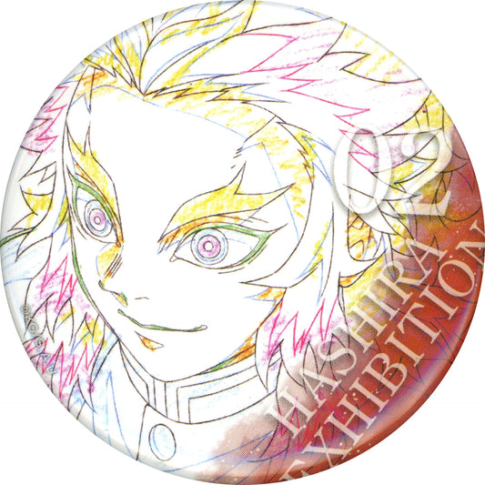 Kyojuro Rengoku Design 2 Demon Slayer: Kimetsu no Yaiba Hashira Exhibition Hashira Hyakkei Emotional Button 40 [USED]