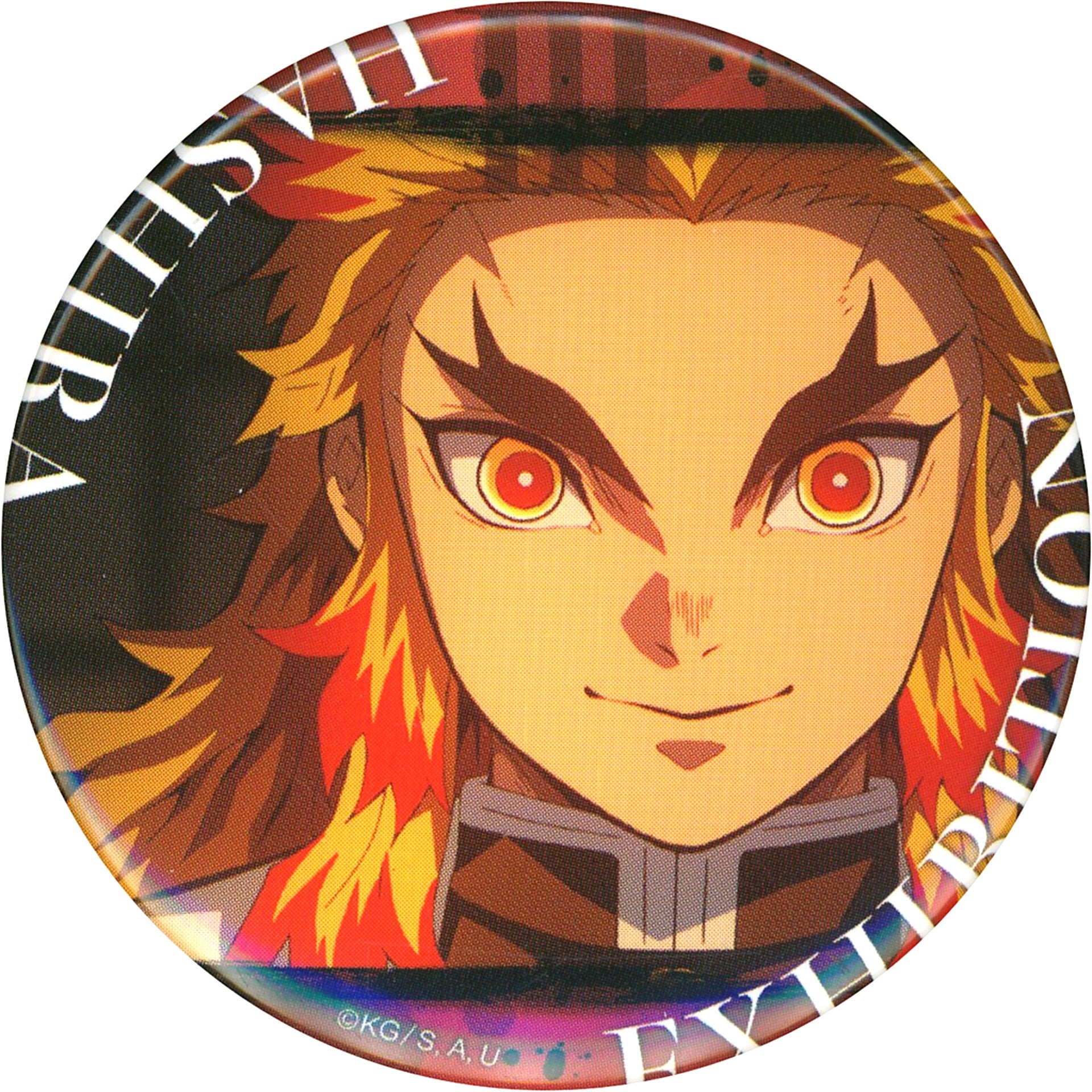 Kyojuro Rengoku Design 3 Demon Slayer: Kimetsu no Yaiba Hashira Exhibition -And to the Infinity Castle- Hashira 100 Views Emotional Button 40 [USED]