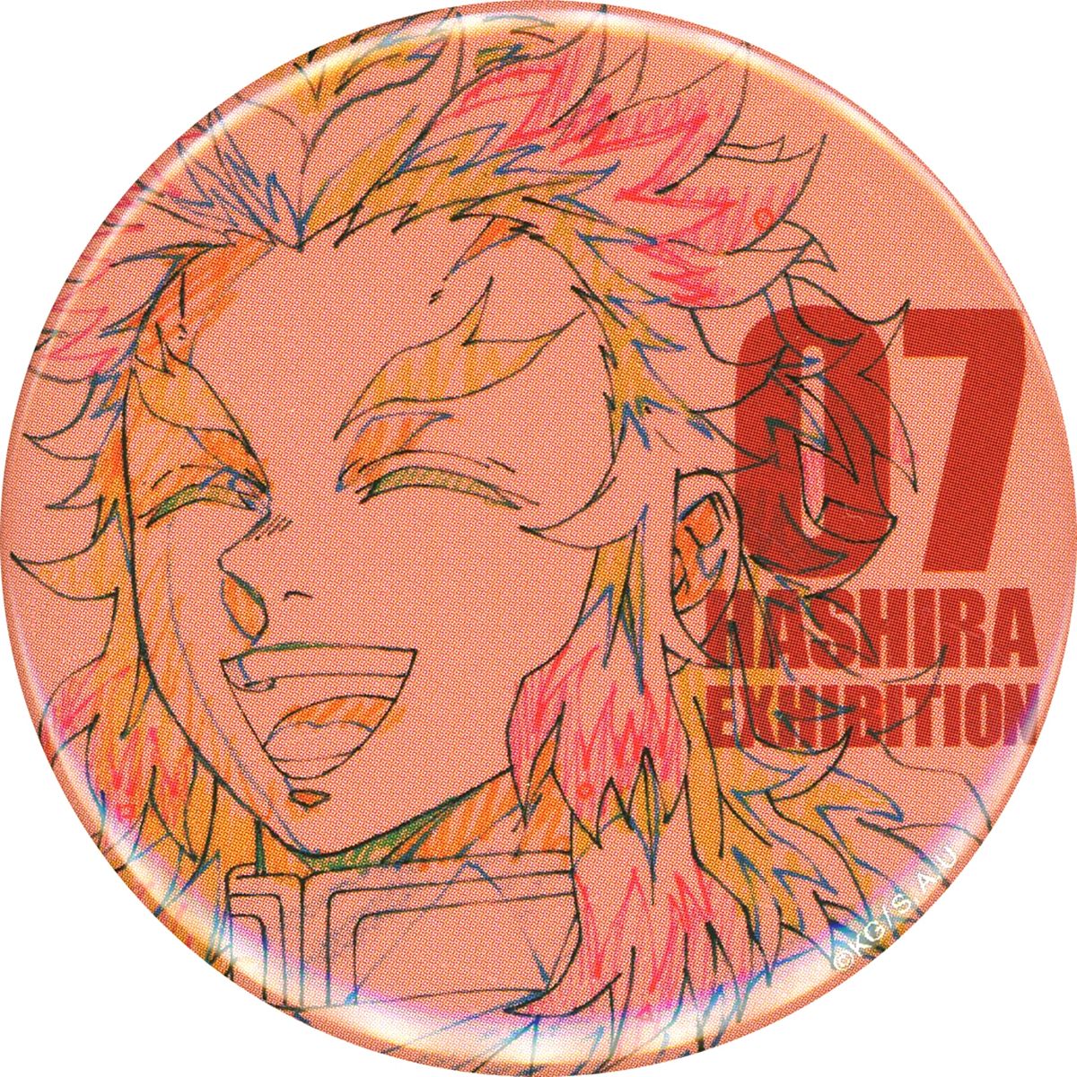 Kyojuro Rengoku Demon Slayer: Kimetsu no Yaiba Design 7 Hashira Hyakkei Emotional Button 40 Hashira Exhibition And to the Infinity Castle [USED]