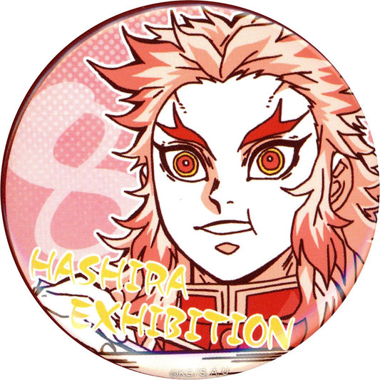 Kyojuro Rengoku Design 8 Demon Slayer: Kimetsu no Yaiba Hashira Exhibition And to the Infinity Castle Hashira Hyakkei Emotional Button 40 [USED]