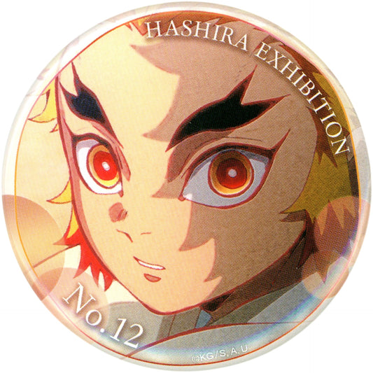 Kyojuro Rengoku Design 12 Anime Demon Slayer: Kimetsu no Yaiba Hashira Exhibition And to the Infinity Castle Hashira 100 Views Emotional Button 40 Kyojuro Rengoku [USED]