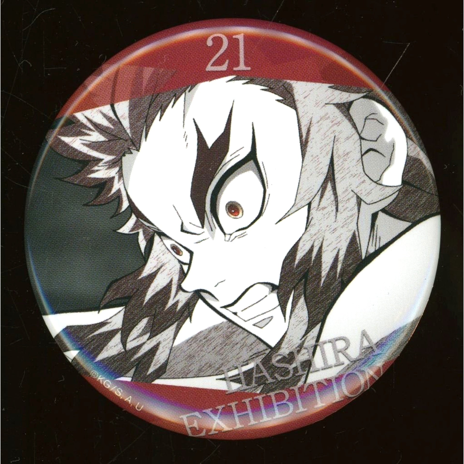 Kyojuro Rengoku Design 21 Anime Demon Slayer Hashira Exhibition And to the Infinity Castle Hashira Hyakkei Emotional Button 40 [USED]