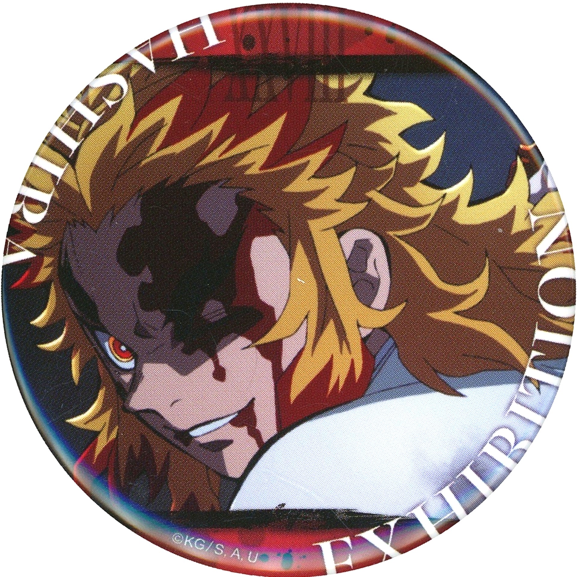 Kyojuro Rengoku Design 28 Anime Demon Slayer Hashira Exhibition To the Infinity Castle Hashira Hyakkei Emotional Button 40 [USED]
