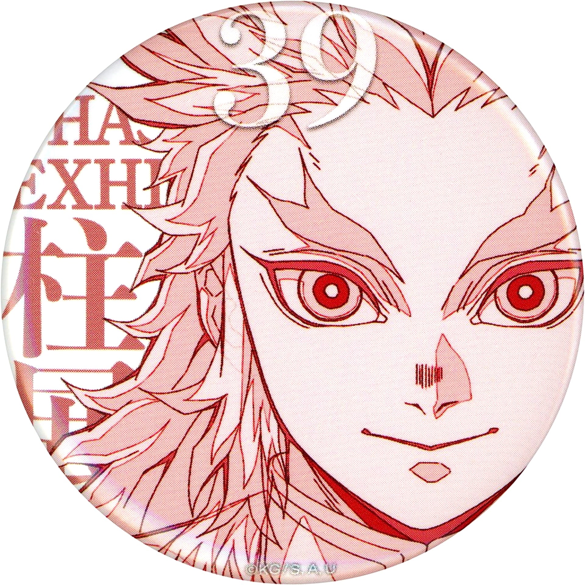 Kyojuro Rengoku Design 39 Demon Slayer Kimetsu no Yaiba Hashira Exhibition And to the Infinity Castle Hashira Hyakkei Emotional Button 40 [USED]