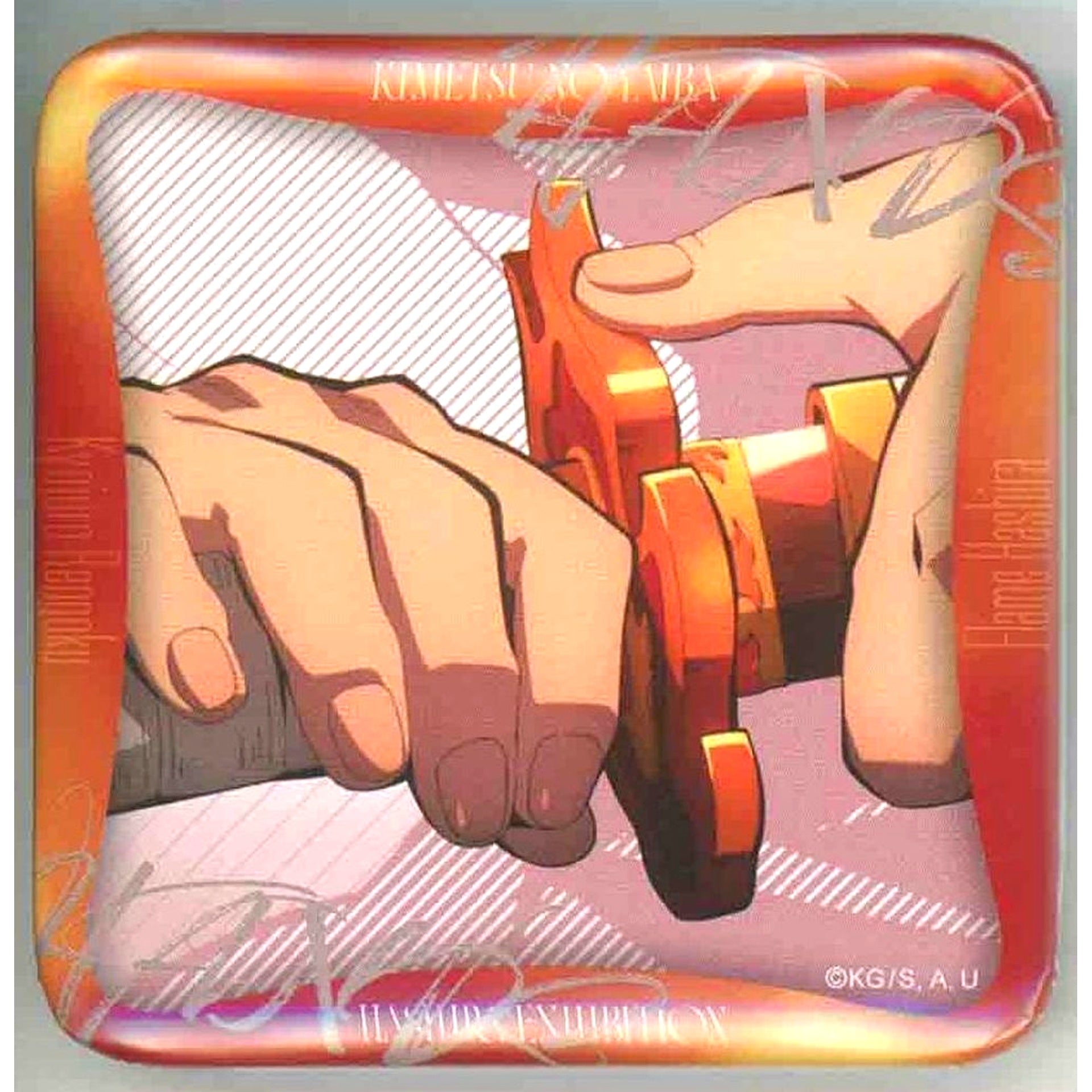Kyojuro Rengoku Design 45 Anime Demon Slayer Hashira Exhibition And to the Infinity Castle Hashira Hyakkei Maniac Button 15 [USED]