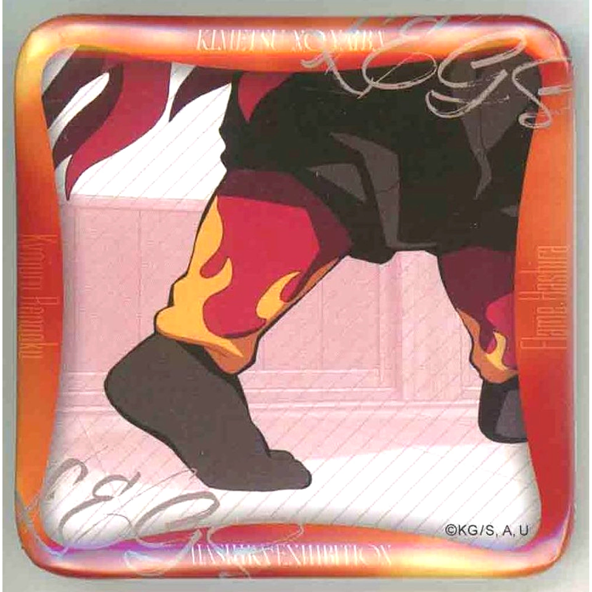 Kyojuro Rengoku Design 47 Demon Slayer: Kimetsu no Yaiba Hashira Exhibition -And to the Infinity Castle- Hashira 100 Views Maniac Button 15 [USED]