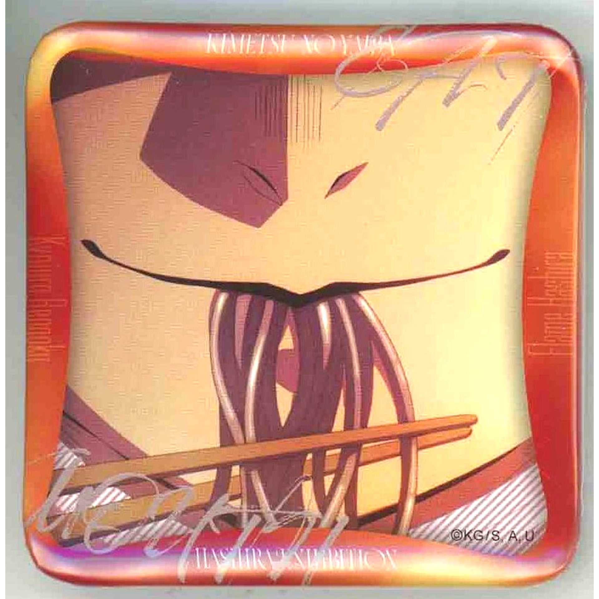 Kyojuro Rengoku Design 53 Anime Demon Slayer Hashira Exhibition And To The Infinity Castle 100 Views of Hashira Maniac Button 15 [USED]