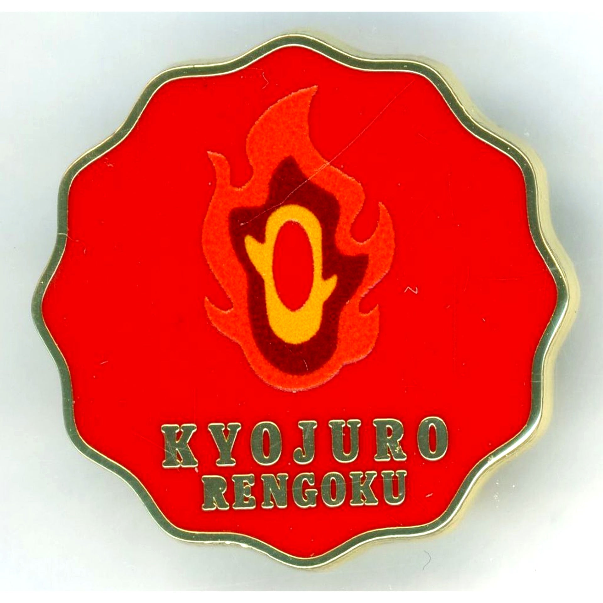 Kyojuro Rengoku Design 63 Demon Slayer: Kimetsu no Yaiba Hashira Exhibition -And to the Infinity Castle- Hashira 100 Views Collection Pins 15 [USED]