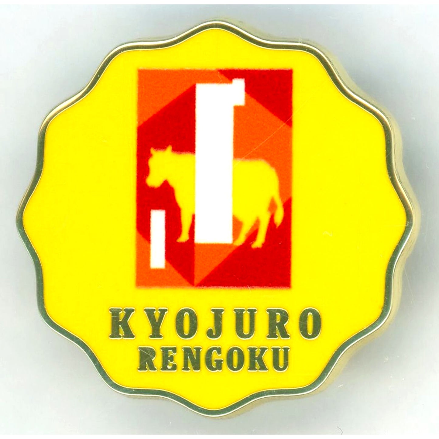 Kyojuro Rengoku Design 66 Anime Demon Slayer Hashira Exhibition And to the Infinity Castle Hashira Hyakkei Collection Pins 15 [USED]