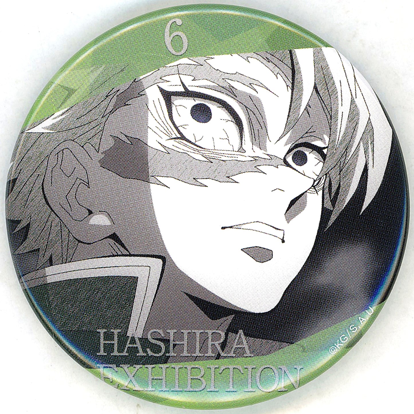 Sanemi Shinazugawa Design 6 Demon Slayer: Kimetsu no Yaiba Hashira Exhibition -And to the Infinity Castle- Hashira 100 Views Emotional Button 40 [USED]