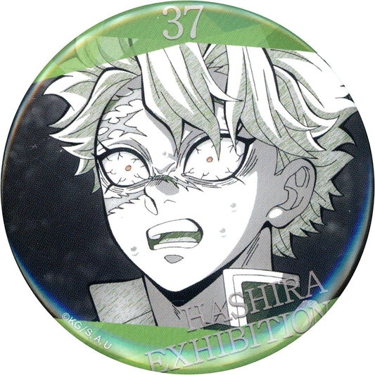 Sanemi Shinazugawa Design 37 Demon Slayer: Kimetsu no Yaiba Hashira Exhibition And to the Infinity Castle Hashira Hyakkei Emotional Button 40 [USED]