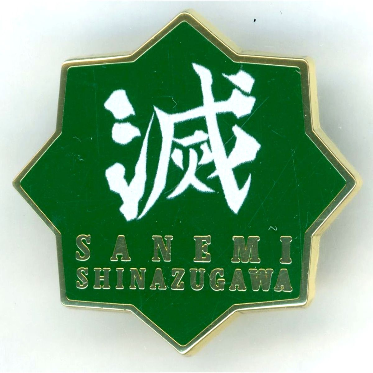 Sanemi Shinazugawa Demon Slayer: Kimetsu no Yaiba Design 59 Hashira Hyakkei Collection Pins 15 Hashira Exhibition And to the Infinity Castle [USED]