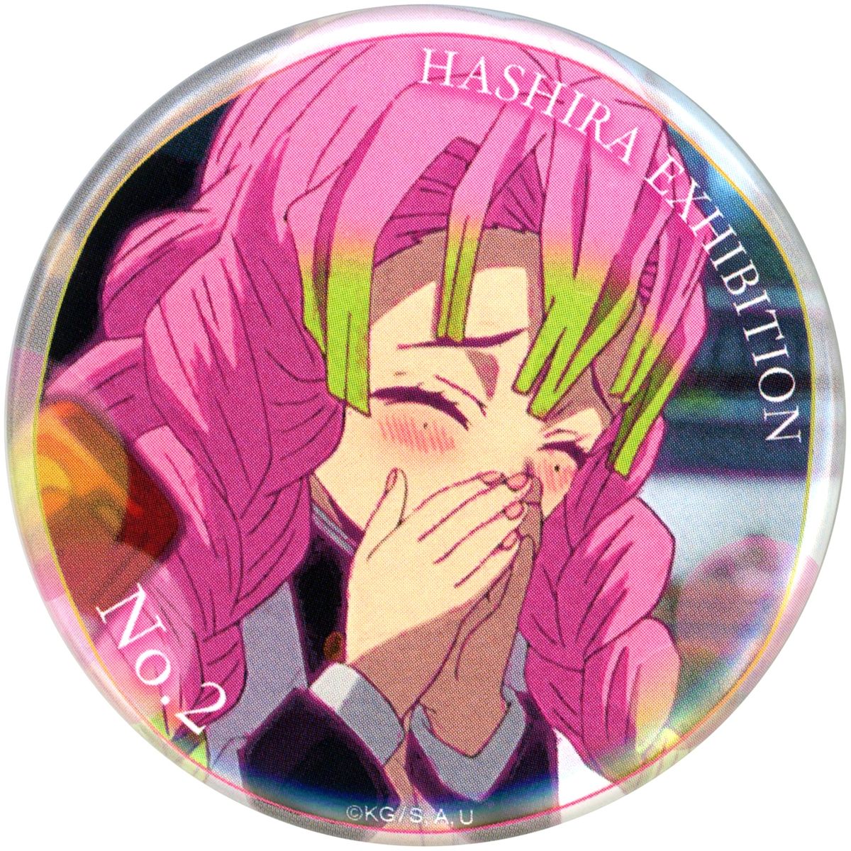 Mitsuri Kanroji Demon Slayer: Kimetsu no Yaiba Design 2 Hashira Hyakkei Emotional Button 40 Hashira Exhibition And to the Infinity Castle [USED]