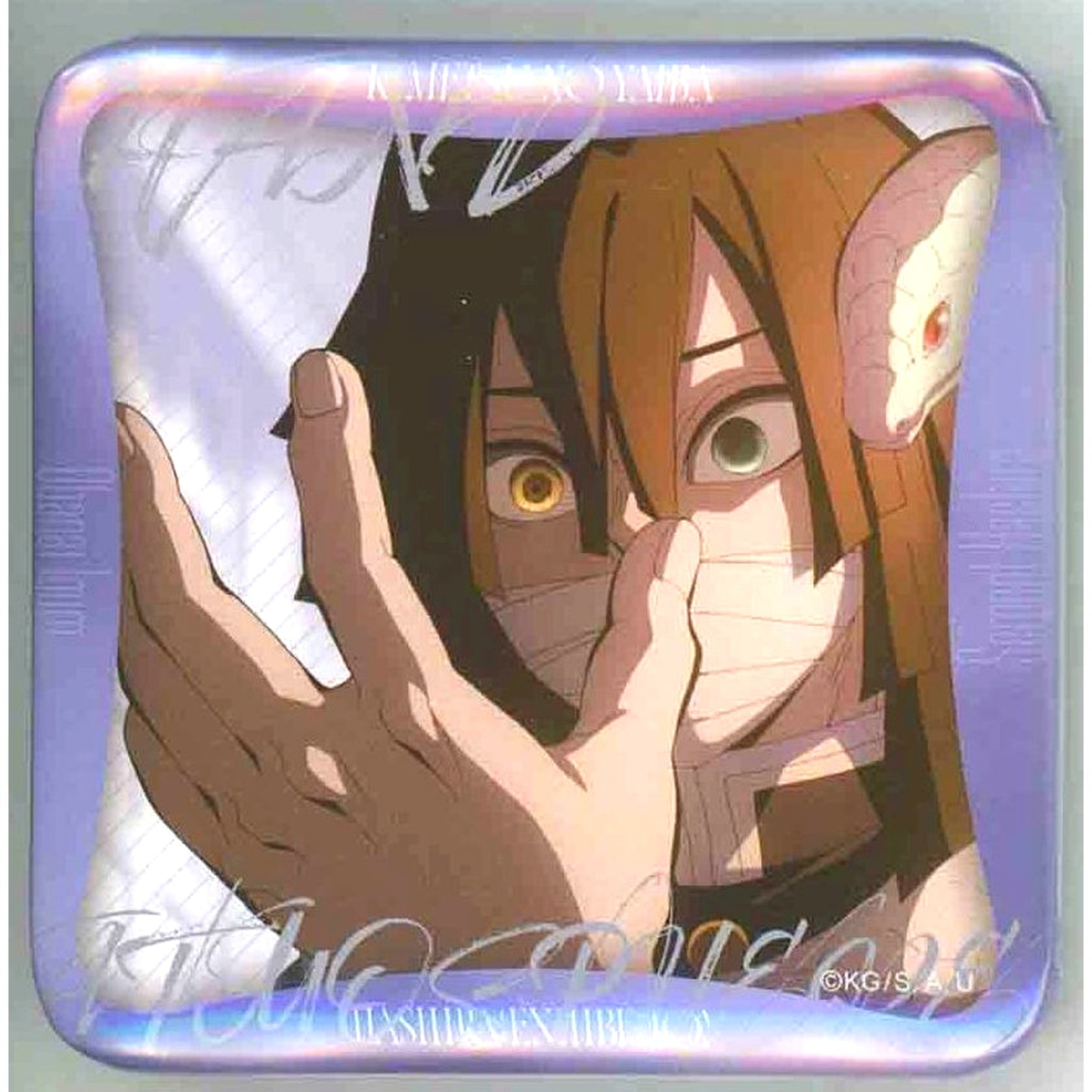 Obanai Iguro Design 49 Demon Slayer Anime Hashira Exhibition To the Infinity Castle Hashira 100 Views Maniac Button 15 [USED]