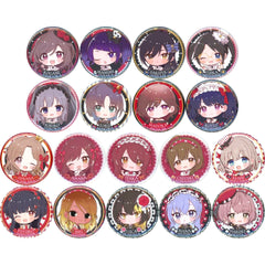 Set of 18 The Idolmaster Shiny Colors BicCamera Group Goods Fair Royal Trump Coordinate Random Mini Character Badge [USED]