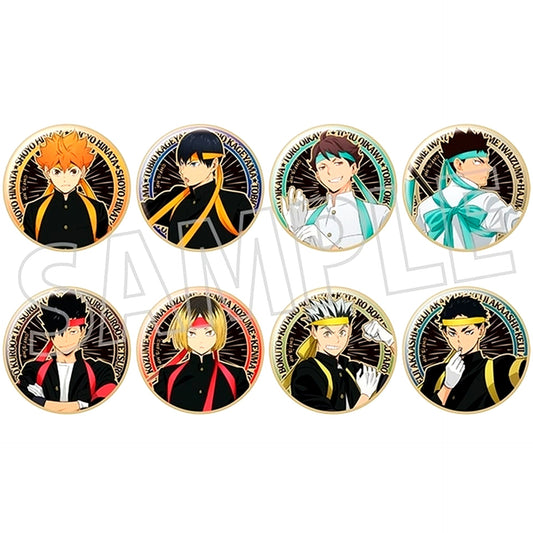 Set of 8 Haikyu!! Altimetal Button Collection Cheer Squad [USED]
